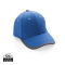 Impact AWARE™ 6 panel 280gr recycled katoen cap met bies - Topgiving