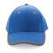 Impact AWARE™ 6 panel 280gr recycled katoen cap met bies - Topgiving