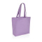 Impact Aware™ recycled canvas shopper met vakje 240gsm - Topgiving