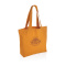 Impact Aware™ recycled canvas shopper met vakje 240gsm - Topgiving