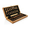 Luxe houten opvouwbaar schaakspel - Topgiving