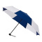 Opvouwbaar - Handopening - Windproof -  100 cm - Blauw / Wit - Topgiving
