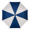Opvouwbaar - Handopening - Windproof -  100cm - Kobalt blauw / Wit - Topgiving