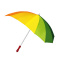 Falcone - Hartvormige paraplu registered design - Handopening - Windproof -110 cm- Multi kleur - Topgiving