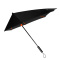 STORMaxi - Arodynamische stormparaplu - Handopening - Windproof -  92cm - Zwart / Geel - Topgiving