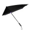 STORMaxi - Arodynamische stormparaplu - Handopening - Windproof -  92cm - Zwart / Paars - Topgiving