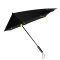 STORMaxi - Arodynamische stormparaplu - Handopening - Windproof -  92 cm - Zwart / Lime groen - Topgiving