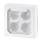 Kerstbal Ø 6 cm - set van 4 - Made in Europe - Topgiving