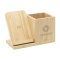 Bamboo Boss 10W draadloze oplader met penhouder - Topgiving