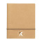 Recycled leather Refillable Notebook A5 notitieboek - Topgiving