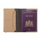 Recycled Leather Passport Holder paspoorthoesje - Topgiving