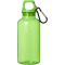 Oregon 400 ml waterfles van RCS-gecertificeerd gerecycled plastic met karabijnhaak - Topgiving