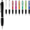 Nash stylus balpen met gekleurde houder en zwarte grip - Topgiving