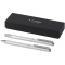 Lucetto cadeauset met balpen en rollerbalpen van gerecycled aluminium (zwarte inkt) - Topgiving