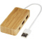 Tapas USB hub van bamboe - Topgiving