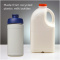 Baseline 500 ml gerecyclede drinkfles met klapdeksel - Topgiving