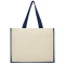 Varai 320 g/m² canvas en jute boodschappentas 23L - Topgiving