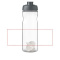 H2O Active® Base 650 ml sportfles met shaker bal - Topgiving