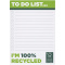 Desk-Mate® gerecycled A6 kladblok - Topgiving