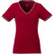 Elbert piqu&eacute; dames t-shirt met korte mouwen - Topgiving