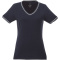 Elbert piqu&eacute; dames t-shirt met korte mouwen - Topgiving