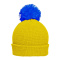 Pompon hat with brim - Topgiving