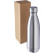 Gerecycled roestvrijstalen dubbelwandige fles 500 ml Clifford - Topgiving