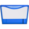 Bakje met whiteboard, twee magneten en wisser. - Topgiving