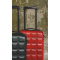 Norländer Cabin Size Trolley Squared Rood - Topgiving