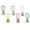 Rubberband sleutelhanger met doming tot full colour bedrukt - Topgiving