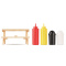 4-delige condiment set - Topgiving