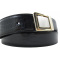 Riem zwart croco / bruin leder of - Topgiving