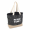 Jute canvas shopper - Topgiving